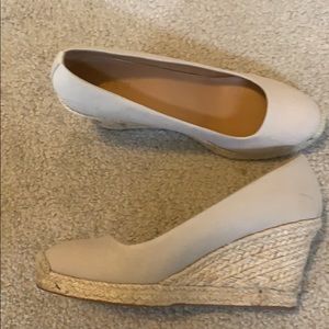 JCrew New Canvas Espadrille Wedges